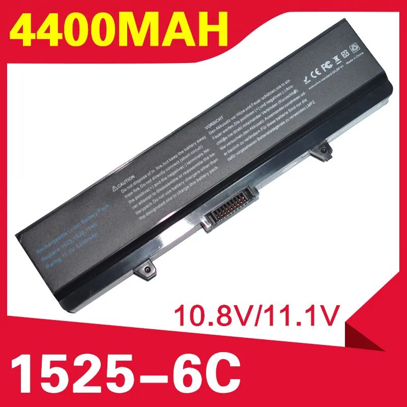 

ApexWay Laptop Battery For Dell Inspiron 1525 1526 1545 1546 C601H CR693 D608H GP952 GW252 HP277 HP287 HP297 M911G GW241 GW240