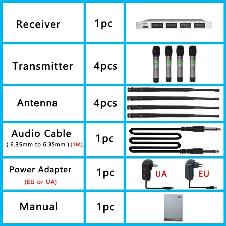 FB-U4800  32 Wireless Microphones