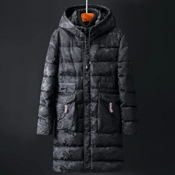 Men Parkas Casual Long Jacket Outwear Thicken Warm Hooded Outwear Coat Windproof Blue Deep grey Camouflage Winter 6XL 8XL 10XL Men Parkas Casual Long Jacket Outwear Thicken Warm Hooded Outwear Coat Windproof Blue Deep grey Camouflage Winter 6XL 8XL 10XL