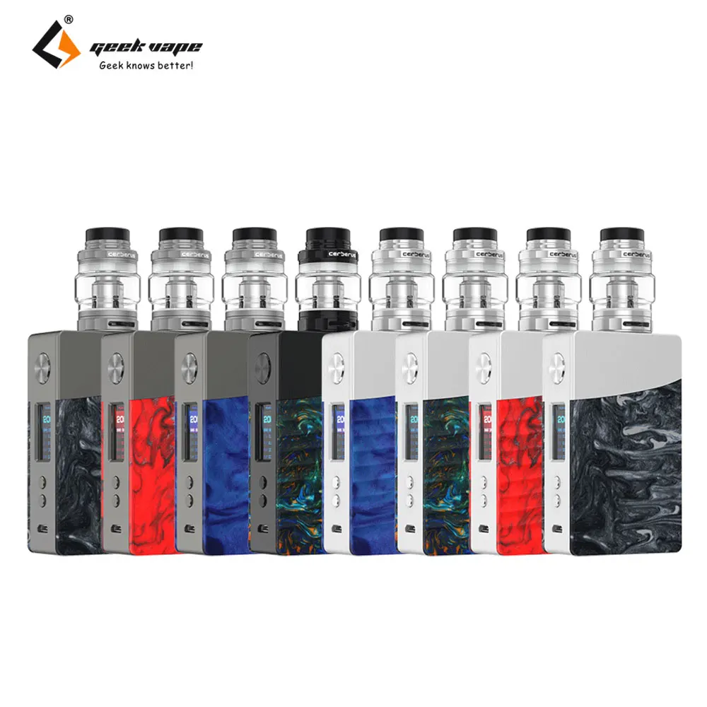 

Original Geekvape NOVA kit with Cerberus Sub-ohm Tank 200W Output with newly advanced AS Chipset electronic cigarette
