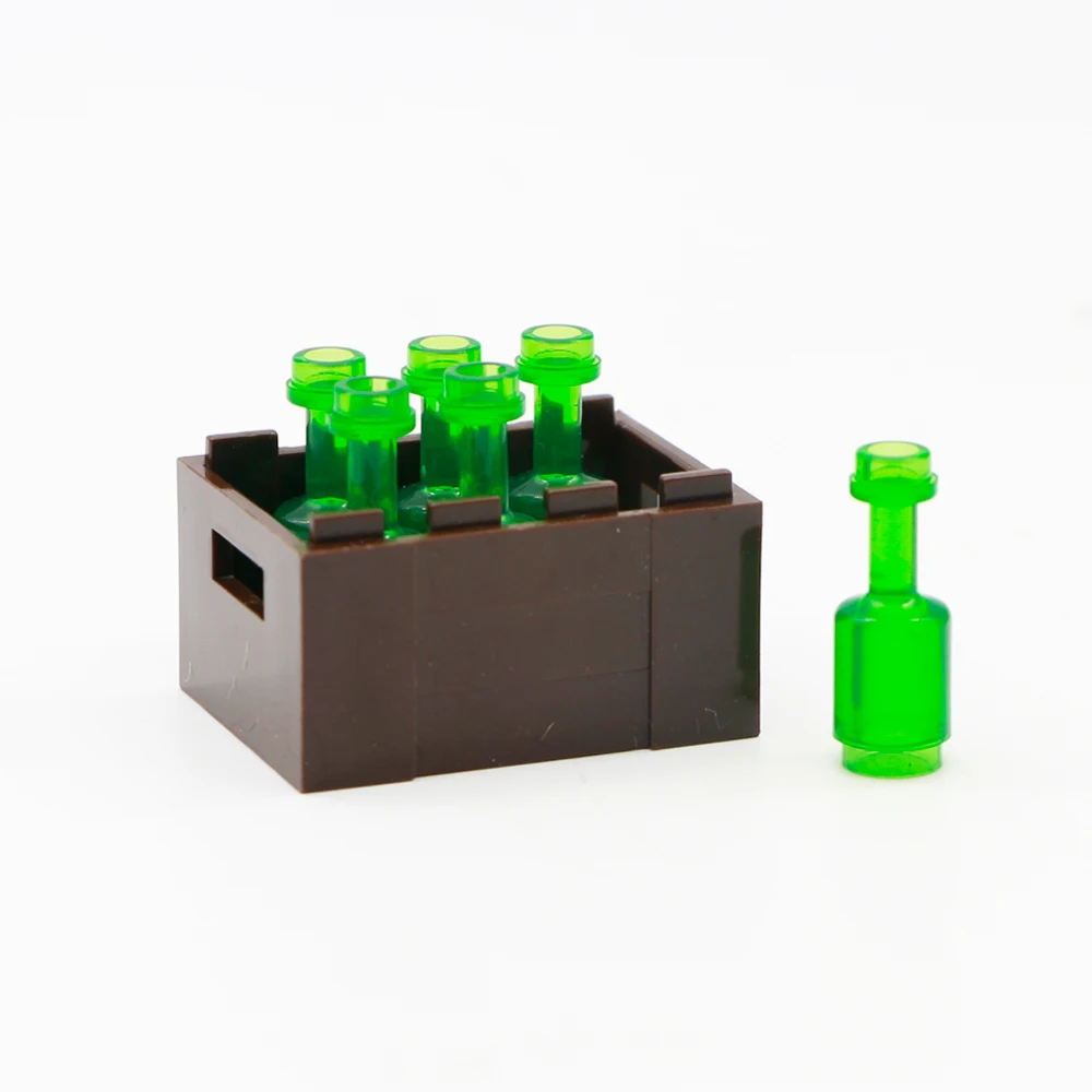 compatible legoed green bottle 1