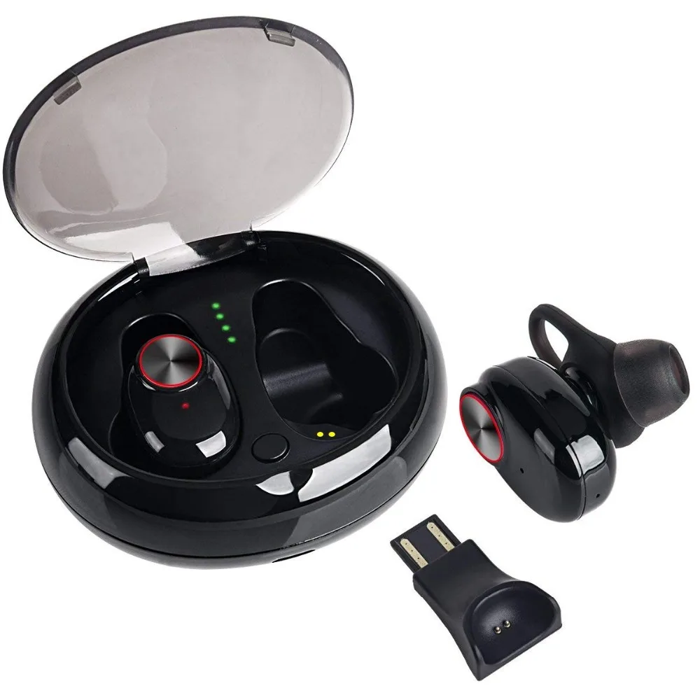 

Gerleek TWS Wireless Headphones Bluetooth 5.0 Stereo sport Sweatproof headphone music 6 hours play Earphone for iPhone Android