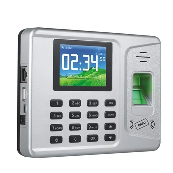 

Fingerprint time attendance card punching machine with Free Software and TCP/IP