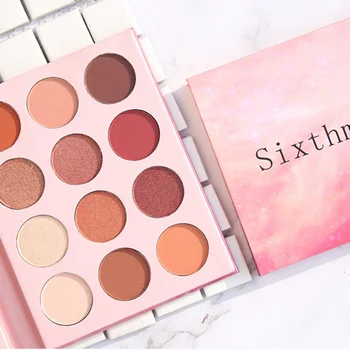 

12 Colors Natural Nude Shining Plum Eyeshadow Palette Makeup Glitter Pigment Eye Shadow Pallete Waterproof Cosmetics Y1