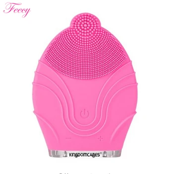 

KINGDOM CARES Facial Face Skin Cleansing Massager Brush Silicone Vibration Scrubber Anti-age Pore Clear Blackheads Remover KD308