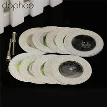 Dophee 10 pcs Discos de Corte de Diamante Ferramenta Abrasiva do Grão 150 50mm 2