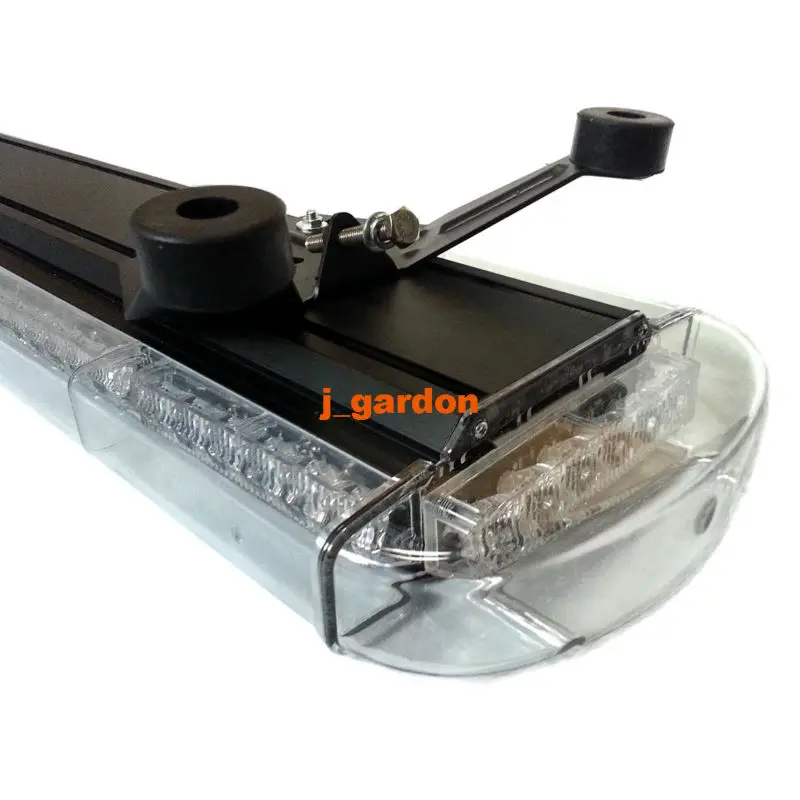VSLED Black Aluminium Case 12V Amber 24V 53 108 LED Emergency Warning LightBar Recovery Rescue Beacon LightBar Wrecker Flashing LightBar