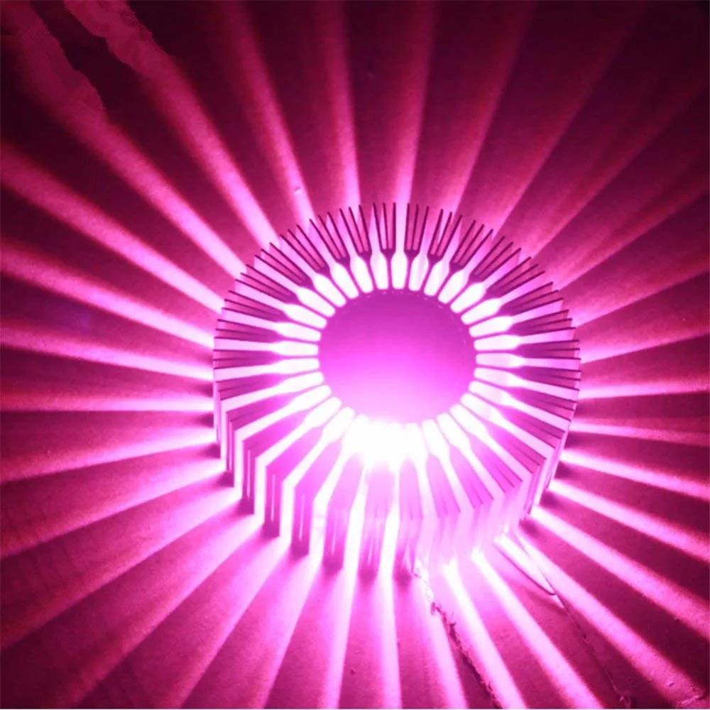 Arandela para Casa Elétrico da Lâmpada Luz de Teto de Parede Girassol Embutida no Tecto Lâmpada Café Ktv Karaoke Bar Deco Iluminação Dispositivo 3 w Led 8 de Parede Embutida No Tecto Lâmpada Arandela