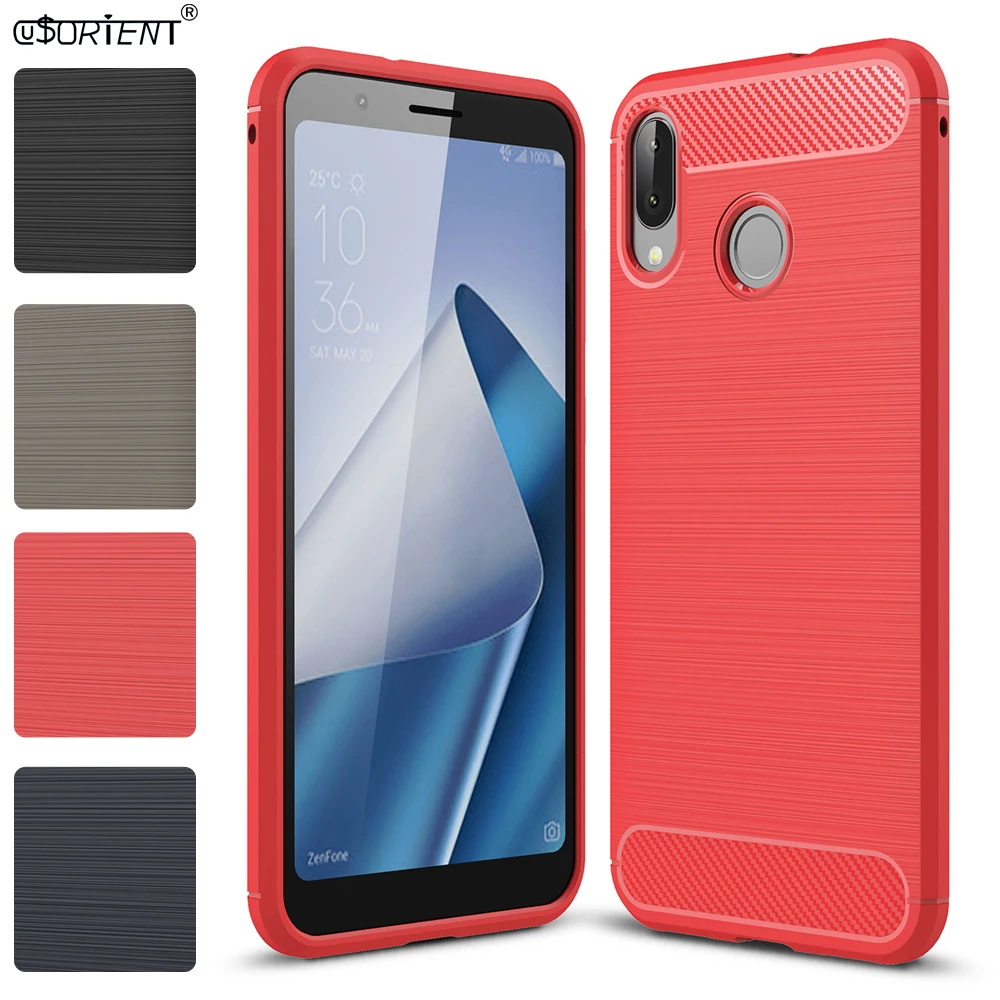 Противоударный чехол для ASUS ZenFone MAX M1 ZB555KL бампер из углеродного волокна ASUS_X00PD ZB555