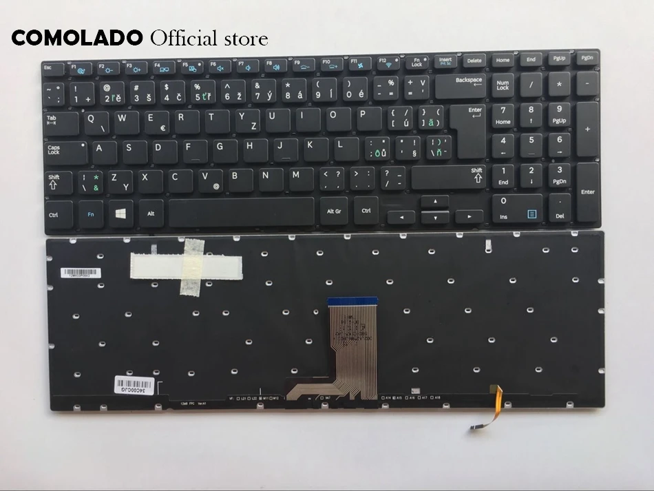 

CZ Czech keyboard For Samsung 770Z5E NP770Z5E 880Z5E NP880Z5E Black with Backlit keyboard CZ Layout