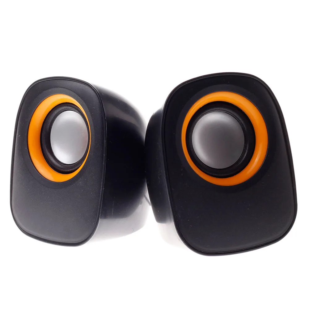 Computer Wired Speaker Yellow with Blackin Portable Speakers from Consumer Electronics on