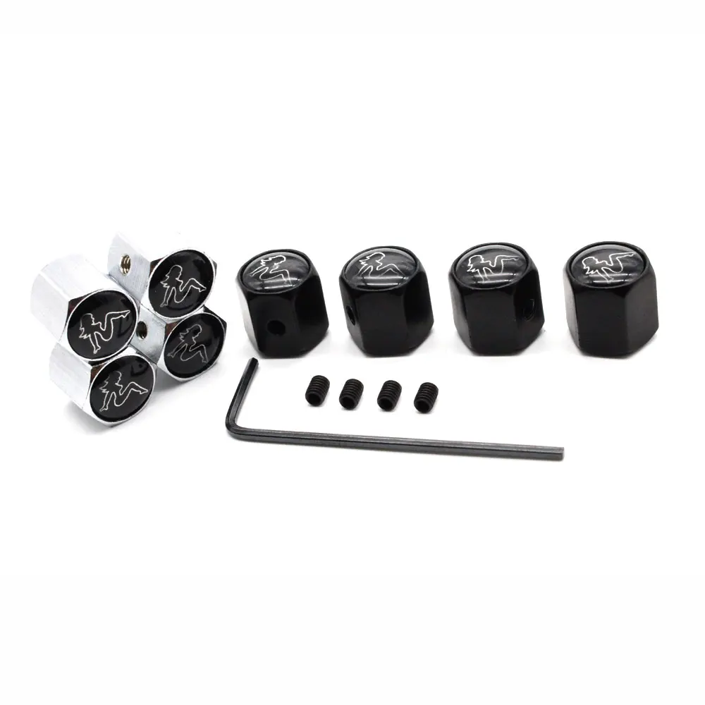 

5 Pcs/Set Zinc Alloy Anti-theft Tire Valve Stem Cap Tire Wheel Stem Air Valve Caps for Auto Cars