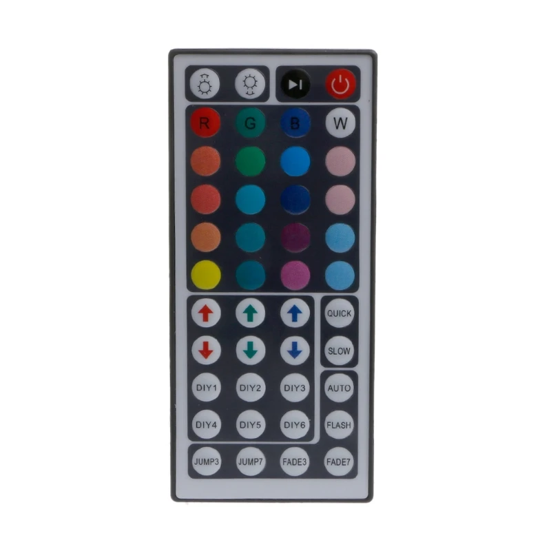 Многоцветный Водонепроницаемый 5 м 300 светодиодный 3528 SMD RGB полосы света 44 КЛЮЧ дистанционного DC 12 V
