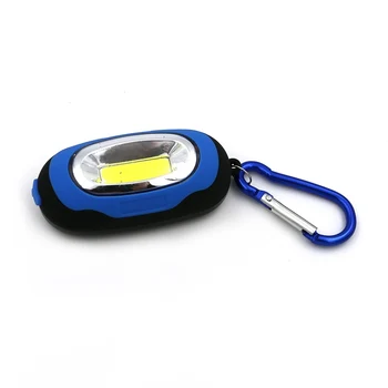 

4 Colors Mini Keychain Flashlight Torch Built in Replaceable Battery 25LM 3-Modes COB LED Mini Torch Lanternas