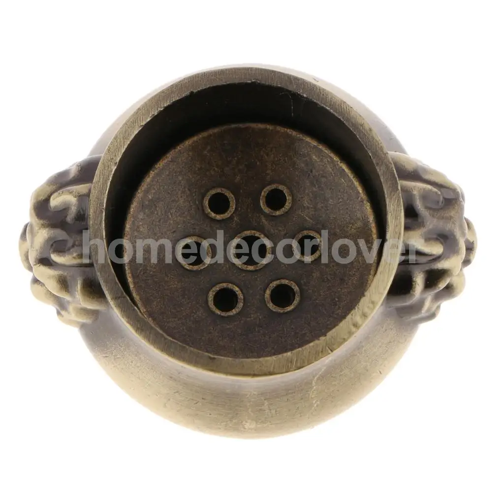 Chiense Style Copper Alloy Incense Burner Stick Holder Incense Base Plug Home Decoration