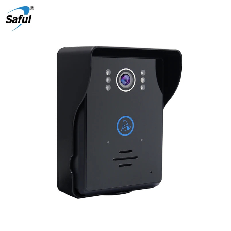 

Saful 7'' Video Door Phone Outdoor Touch Call Button Intercom System for Home Security IR Night Vision Video Apartment Doorbell