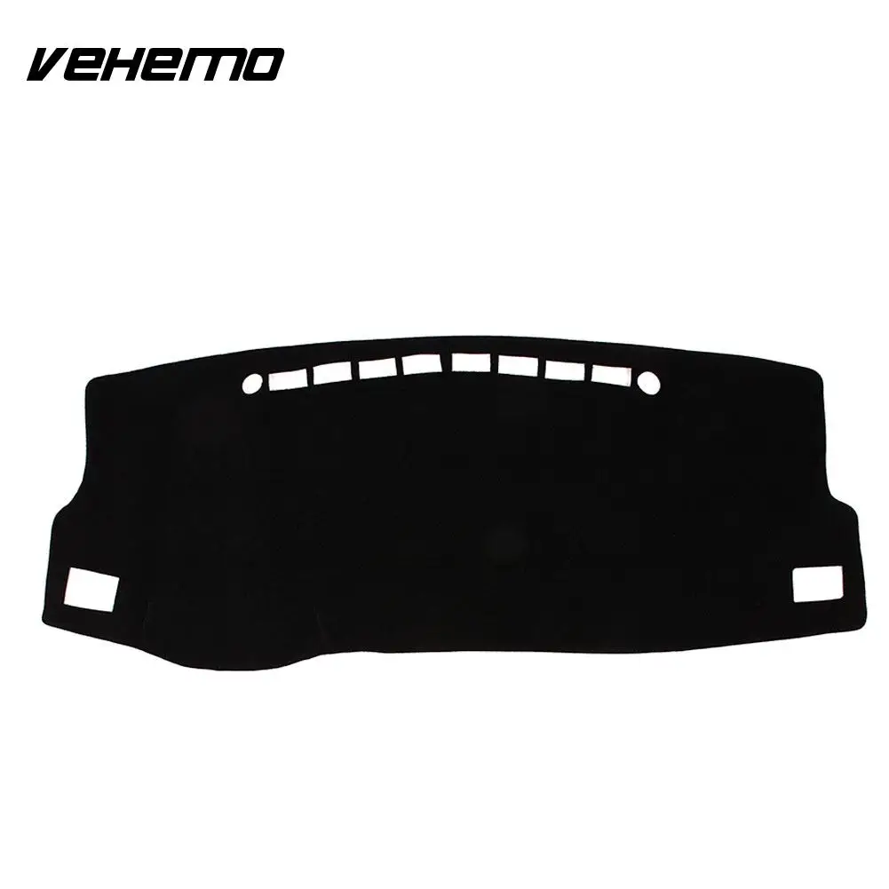

Vehemo Silicone Slip Dashboard Cover Sun Cover Pad Dash Parts Dashboard Mat Black for Toyota Corolla Ralink After 2014
