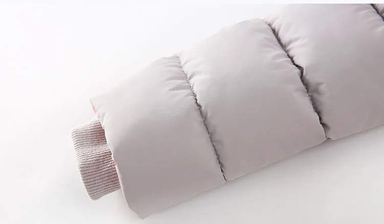 New 2018 Children Outwear Tops Winter Jacket For Girls Fashion Fur Hooded Thick Cotton-Padded Kids Long Coat Solid Parka Clothes (11)