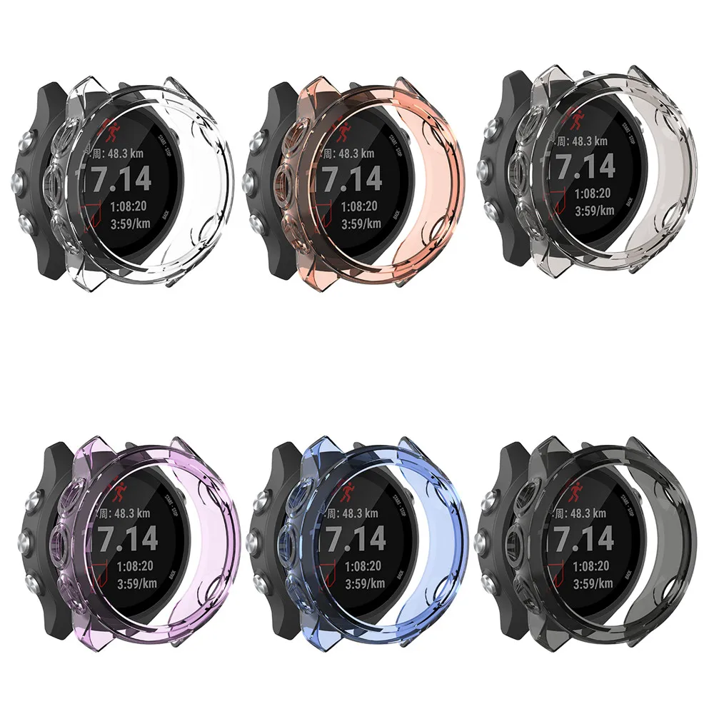 

TPU Screen Protector Compatible with Garmin forerunner 245m/245 Protective Scractch-Resist Case for Garmin forerunner Watch