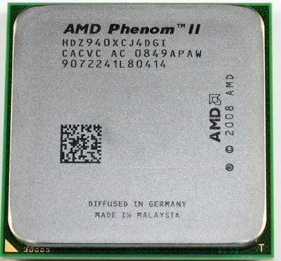 Процессор AMD X4 940x4 940 3,0 ГГц четырехъядерный процессор HDZ940XCJ4DGI 125 Вт Разъем AM2+/940PIN