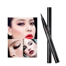 Полезные Водонепроницаемый карандаш для глаз Длительное Черный Eye Liner Pen тонких линий Красота Quick-dry косметическая