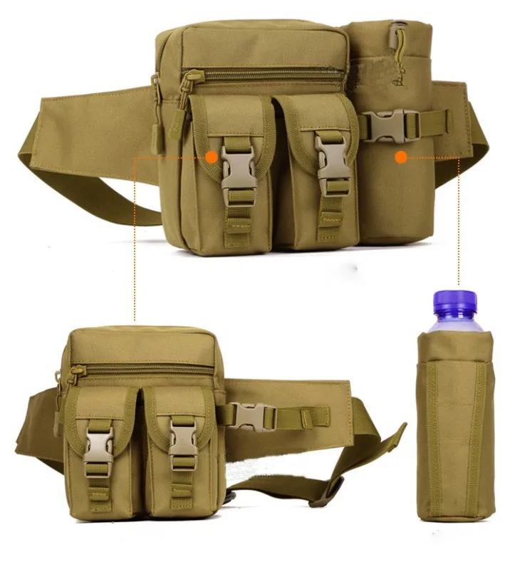 Высококачественная Мужская многофункциональная брендовая Военная поясная сумка для оружия тактика сумка для путешествий Специальная водонепроницаемая сумка Z031