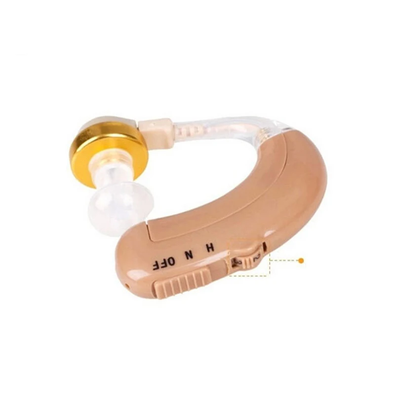 Rechargeable BTE Hearing Aid Sound Voice Amplifier O-N-H Adjustment Analogue Hearing Device Care Promotion Price