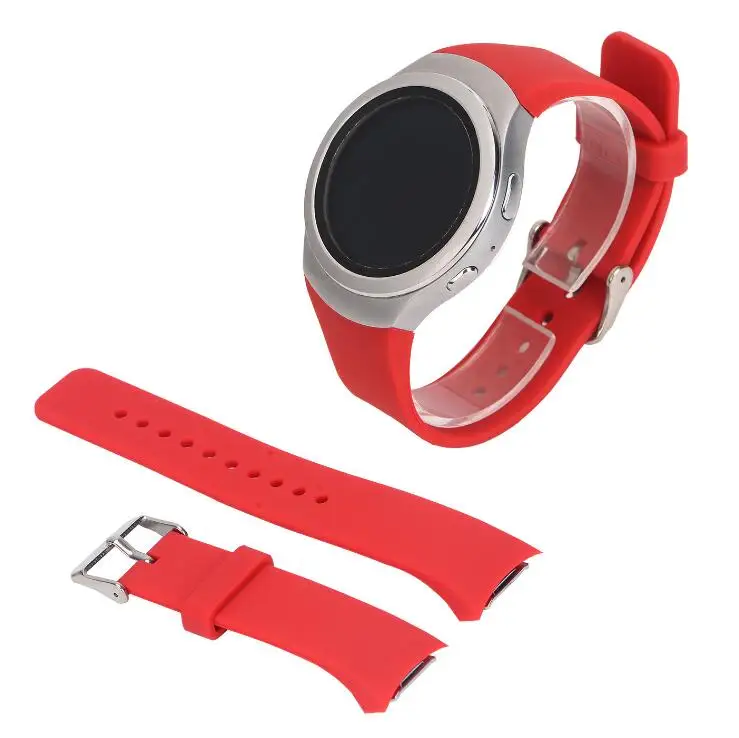 KINGBEIKE New Design 16 Colors Sports Silicone WatchBand for Samsung Galaxy Gear S2 Classic Frontier R720 R730 Smart Watch Strap