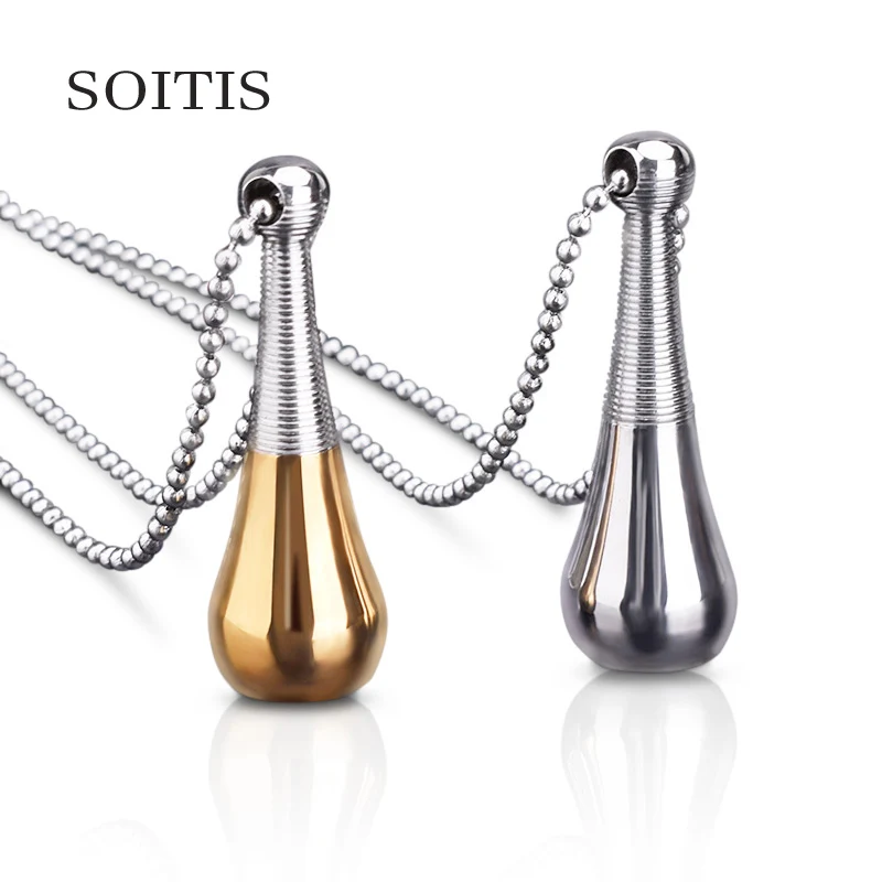 SOITIS Fashion Ashes Urn памятная подвеска флакон для духов из нержавеющей стали украшения