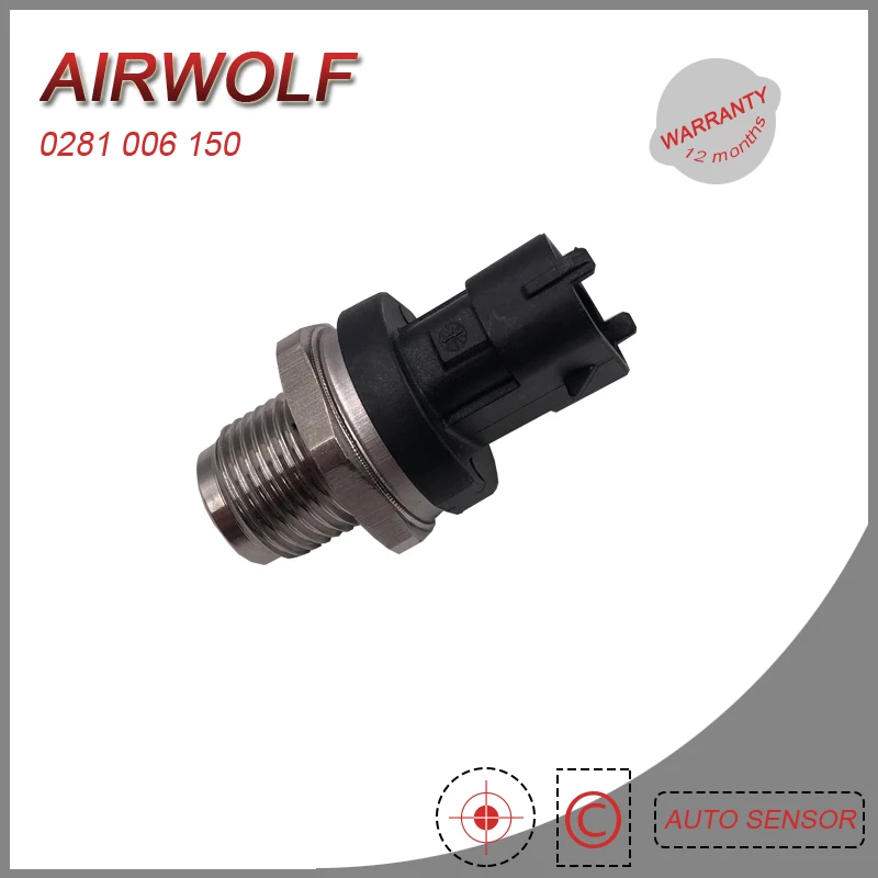 AIRWOLF 0281 006 150 2000BAR дизель CR Common Rail новый топливный датчик высокого давления