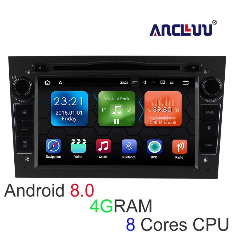 

Ancluu Android 8.0 4G RAM Car DVD Player For Opel Astra H Vectra Corsa Zafira B C G Car radio GPS navigator with bluetooth wifi