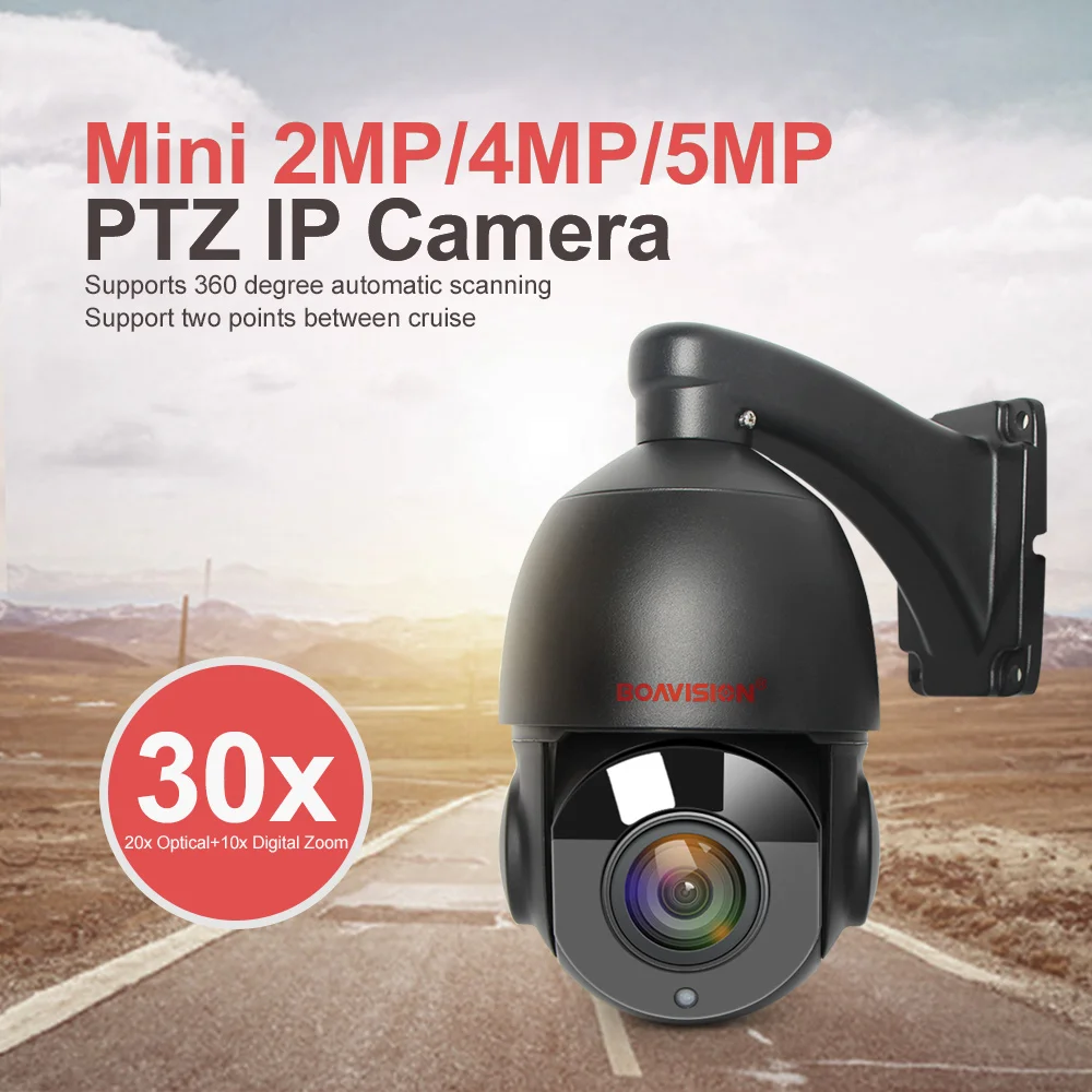 Мини PTZ IP камера наружная 2MP 1080P скорость купольная PTZ камера 30X зум водонепроницаемая IP66 4MP 5MP камера безопасности IR 50M IOS Android