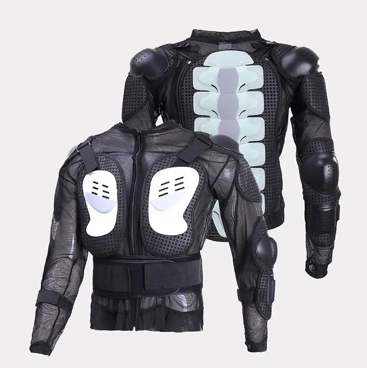 

New spring and Autumn men's fashion long sleeve motorcycle armor coat zipper Loose jacket general anti-fall