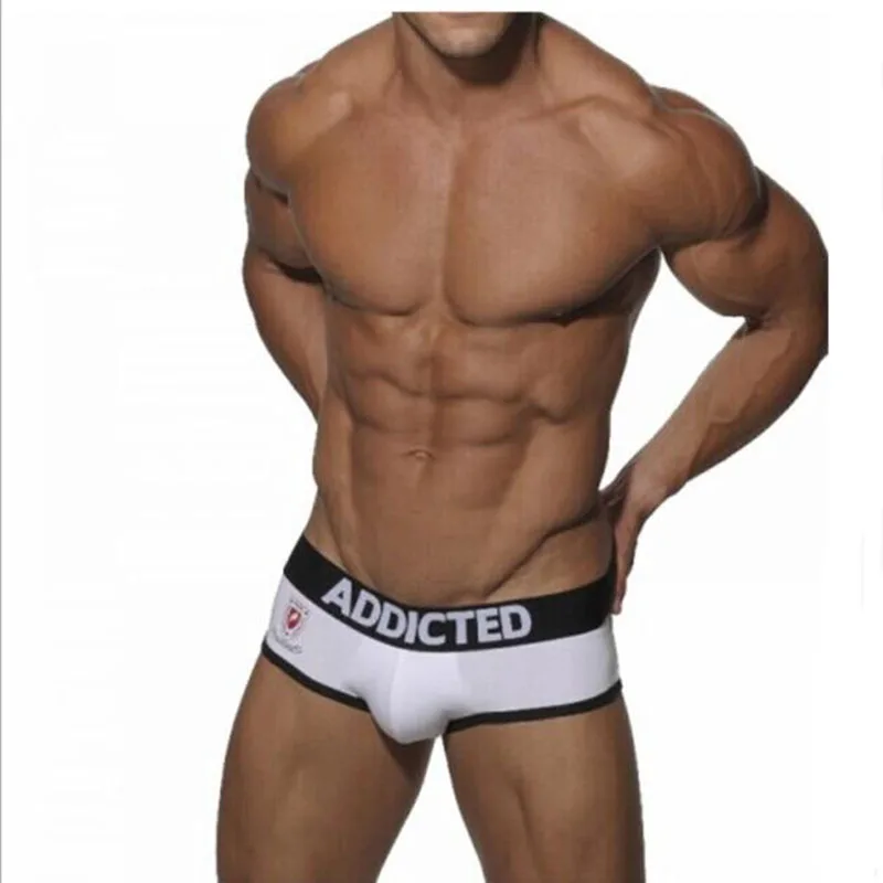 Addicted ES Brand Mens Underwear Brief Cotton Cueca Calzoncillos Masculina Gay Clothing Sexy Man Slip Underwears Shorts Qualit