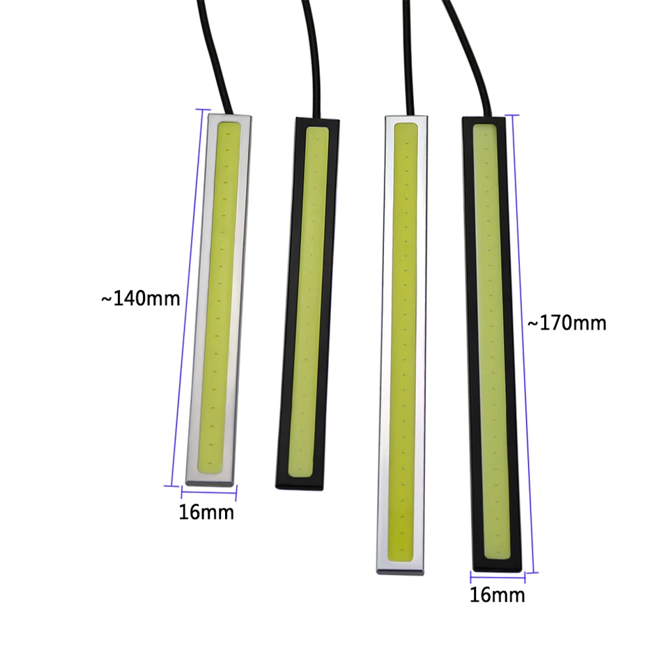 LEADTOPS® 1 Шт. СИД УДАРА DRL Дневные Ходовые Огни DC 12 В 14-17 мм Водонепроницаемый Авто COB Вождение Противотуманные Фары стайлинга автомобилей FA
