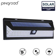 Уличный 118 светодиодный садовый светильник на солнечной батарее с датчиком движения, сверхяркий светодиодный настенный светильник s для двора и улицы SL005