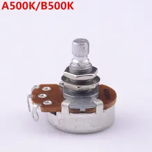 1 шт. GuitarFamily Alpha A500K/B500K большой потенциометр(горшок) для электрогитары/бас(#0163) Сделано в Корее