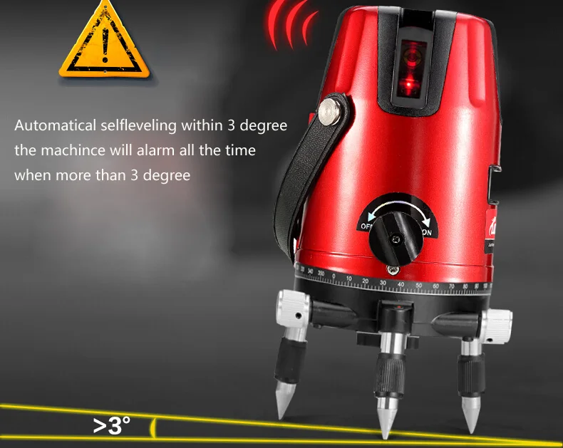 Инструмент выравнивание линии лазерный выравнивающий инструмент красный 5 линия 6 точек инфракрасный лазерный маркировочный