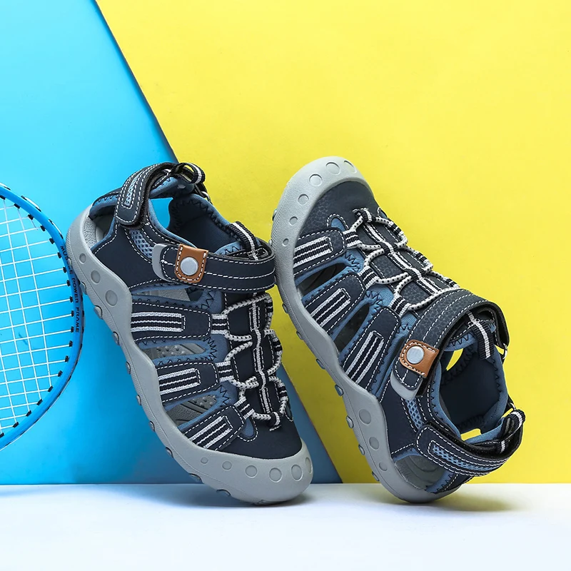 

Summer New Boys Sandals Children's Casual Shoes Big Boy Close Toe Top Quality Sandals For Kids Child Beach Sandals