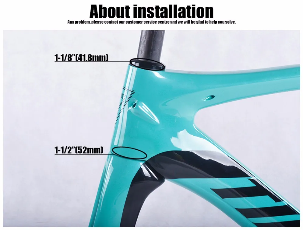 Cheap 2017 Tideace carbon bike frame 700C bicycle carbon road frameset with fork and PF30BB accessories V brake chinese carbon frames 4