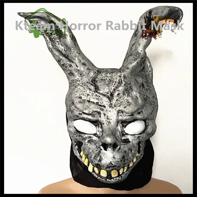 

Free size Halloween Party Cosplay Donnie Darko Rabbit Mask Horror Animal Full Head Mask Zombie Devil Skull Scary Mask Toys