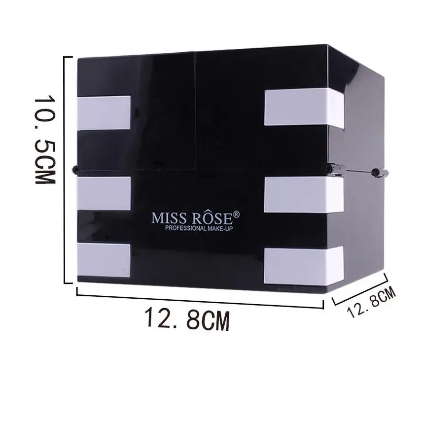 MISS ROSE 142 цветные тени для век Палитра матовые блестящие мерцающие тени для век Румяна Пудра для бровей коробка для макияжа с зеркалом Прямая поставка