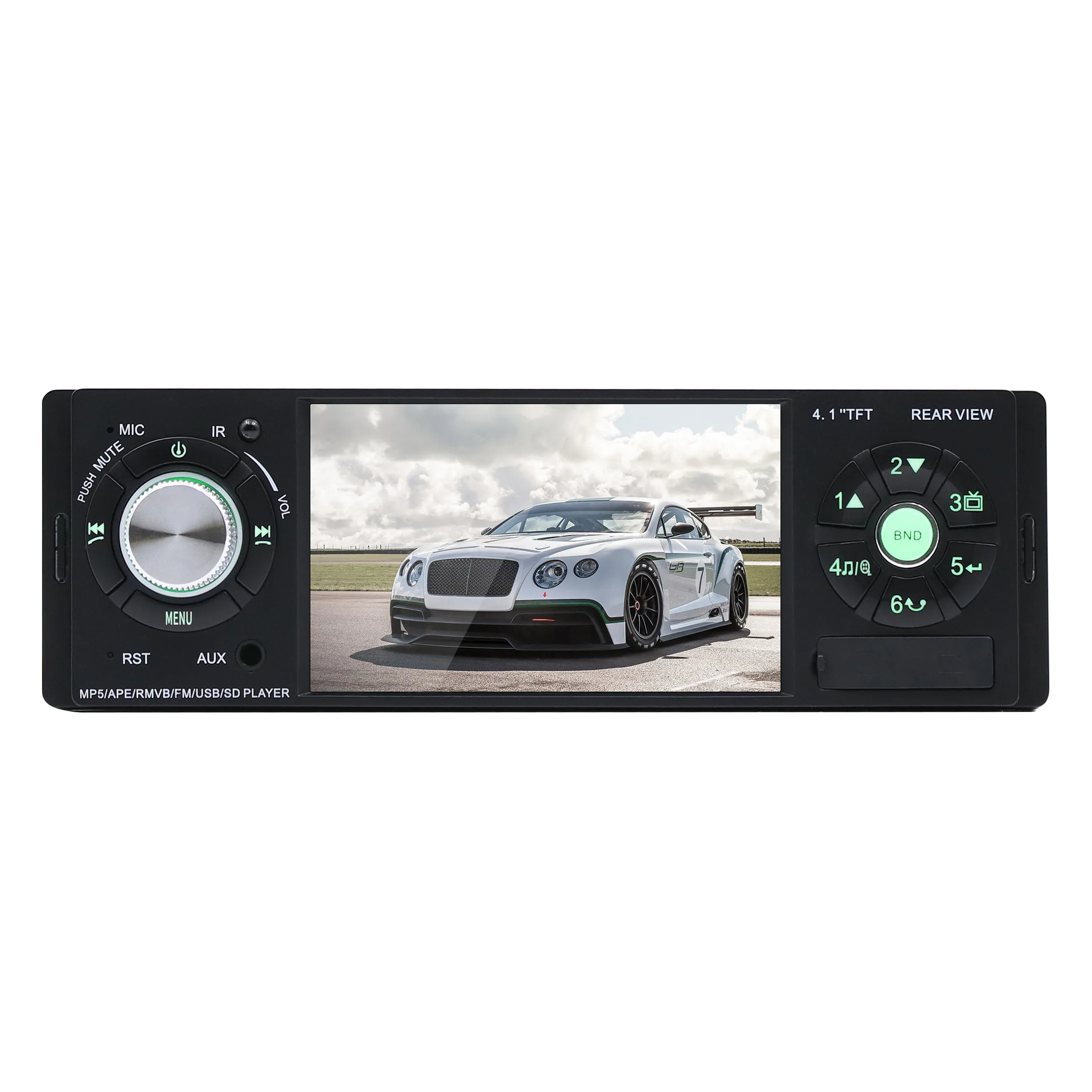 Высокое качество автомобиля MP4 MP5 Поддержка многоязычный 4,1 дюймов Bluetooth автомобиля MP5 плеер Bluetooth