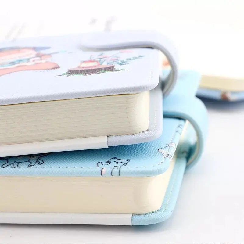 Оригинальность утолщение A6 ручка книга календарный план основа мультфильм магнитная пряжка основа цвет помните ноутбук вы
