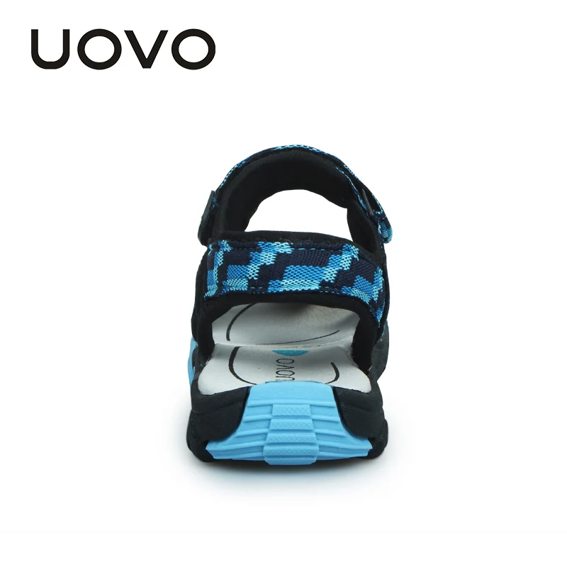 UOVO 2020 брендовые летние пляжные сандалии детские кожаная Летняя обувь для