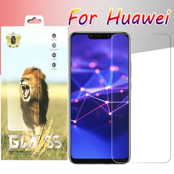 

100pcs 2.5D Tempered Glass 9H Guard For Huawei Y9 Y7 Pro Prime P Smart Plus 2019 Enjoy 9 9E 9S Screen Protector Film With Box