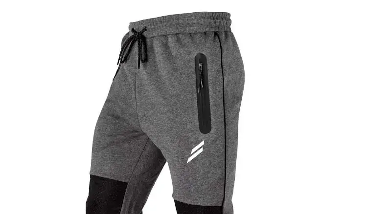 Спортивные штаны для бега, Мужские штаны для бега, фитнеса, бегунов на молнии, тренировочные брюки, длинные штаны для занятий спортом на открытом воздухе, спортивная одежда