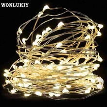 12 В 12 в 30 м 300 светодиодный Сказочный Рождественский гирлянда светодиодный Звездный светильник с серебряной медной проволокой уличный декоративный светильник для свадьбы, Рождества, вечерние