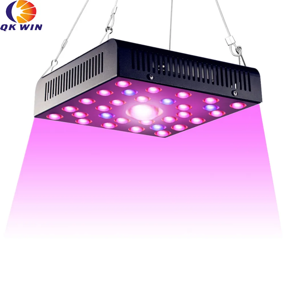 Qkwin MUSA COB led grow light 600 Вт CREE led чип, COB 108 ВТ true power добавить двойной чип-светодиоды с двумя линзами для высокого номинального значения