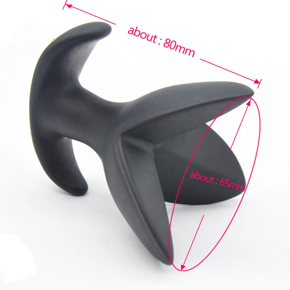 Silicone Flower Anal Dilator Butt Plug for Men Woman Opening Anus Expander Anal Plug Gay Fetish Erotic Sex Toys 2